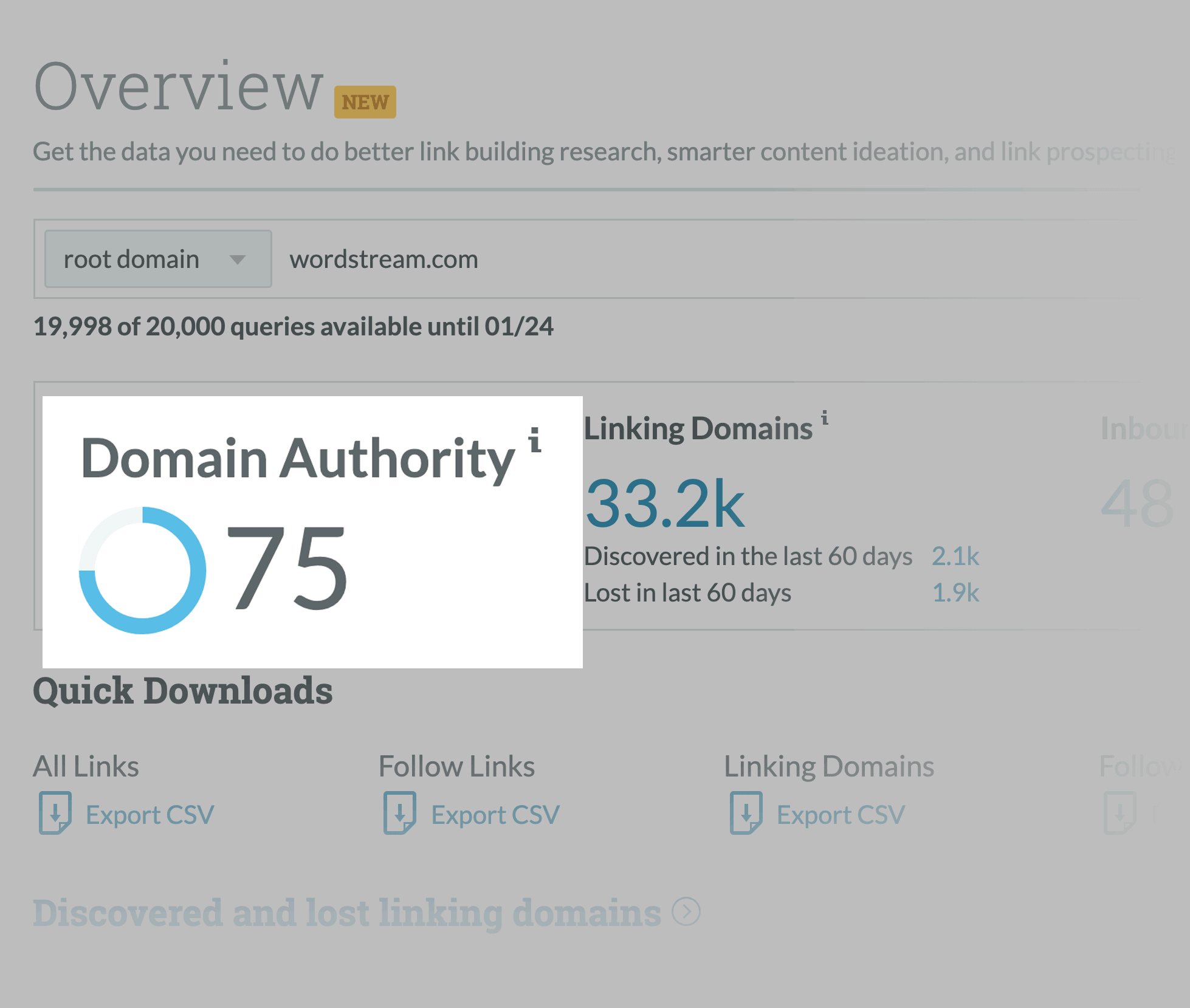 Moz Link Explorer – WordStream Domain Authority Moz Link Explorer – WordStream Domain Authority