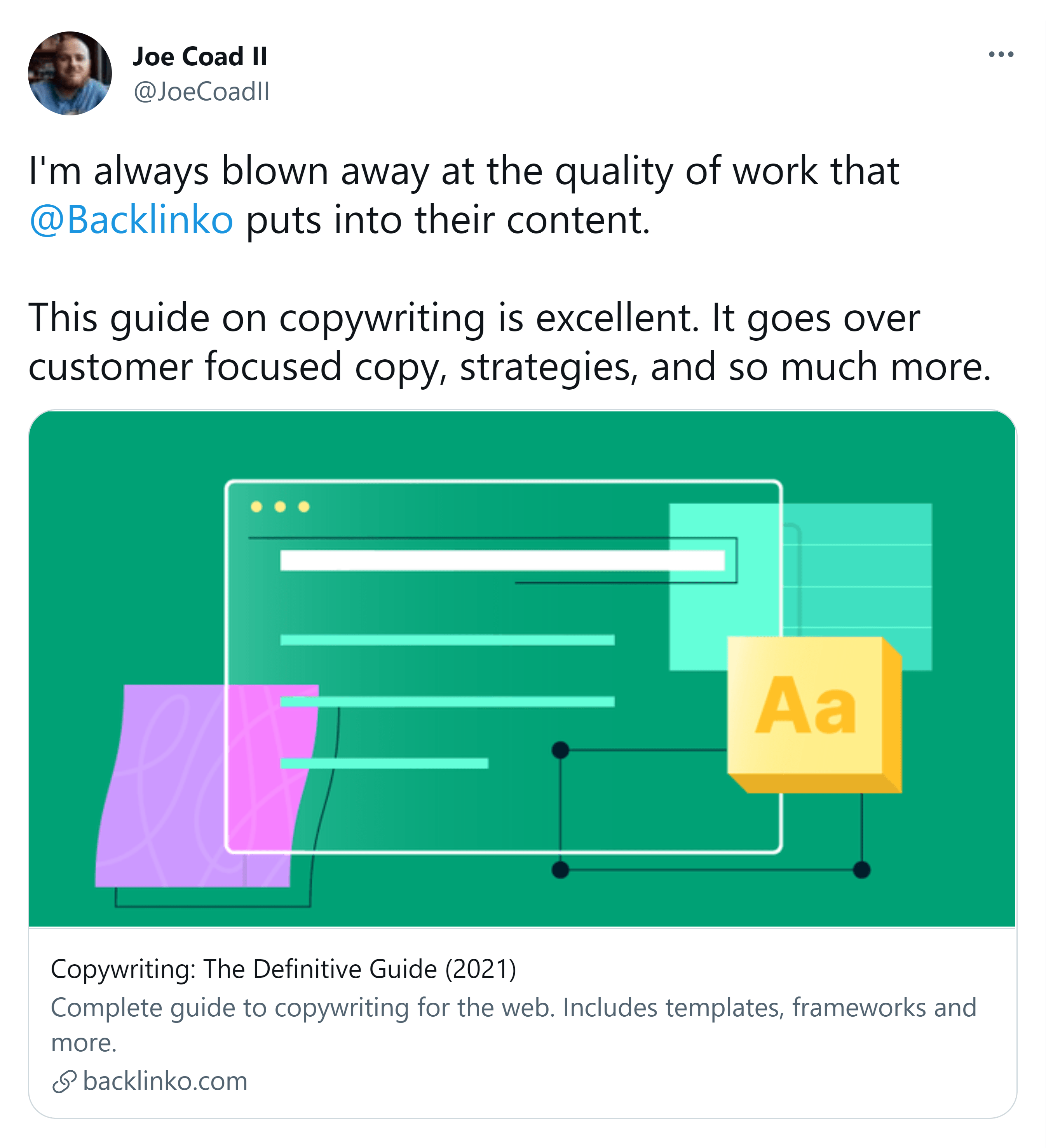 Visual in tweet Visual in tweet