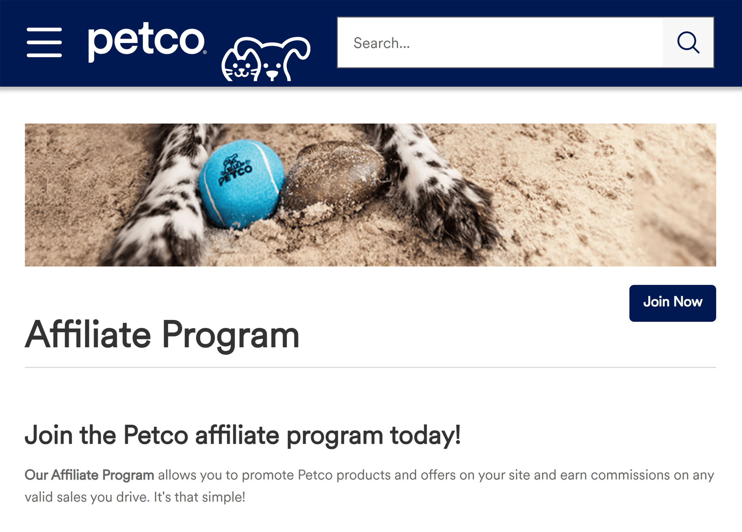 Petco Affiliate Program Petco Affiliate Program