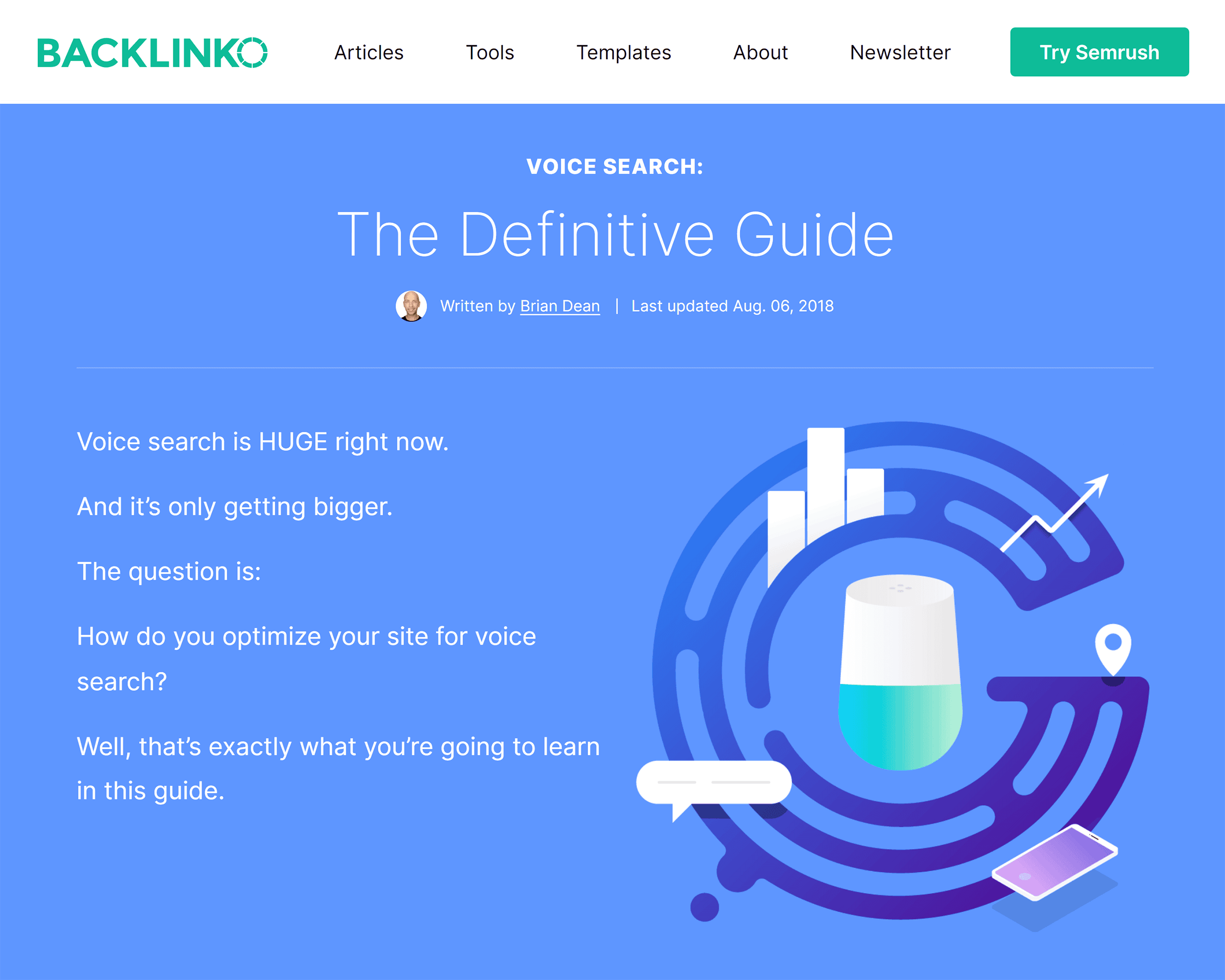 Backlinko – Voice Search Guide