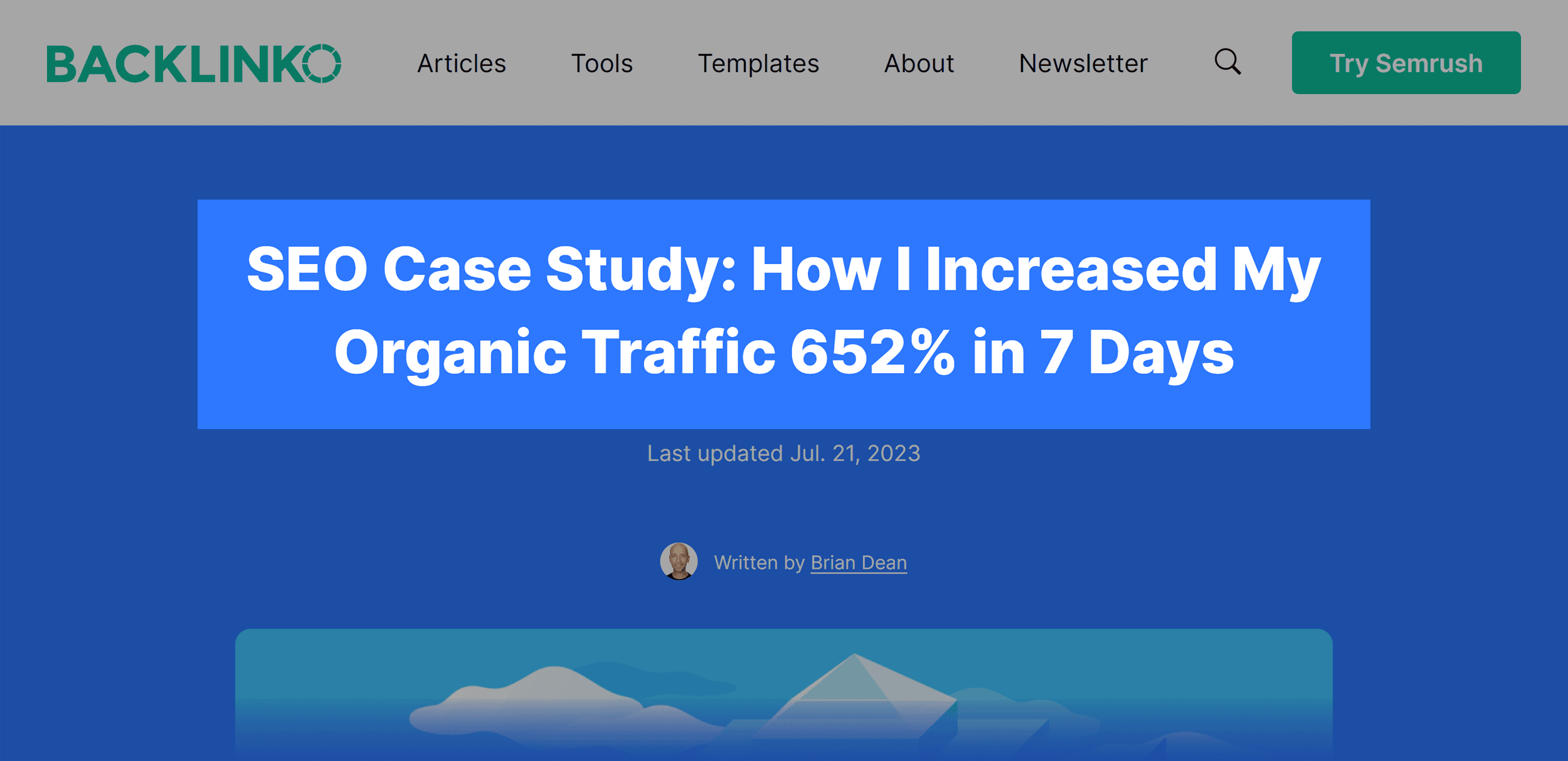 SEO Case Study – Headline SEO Case Study – Headline