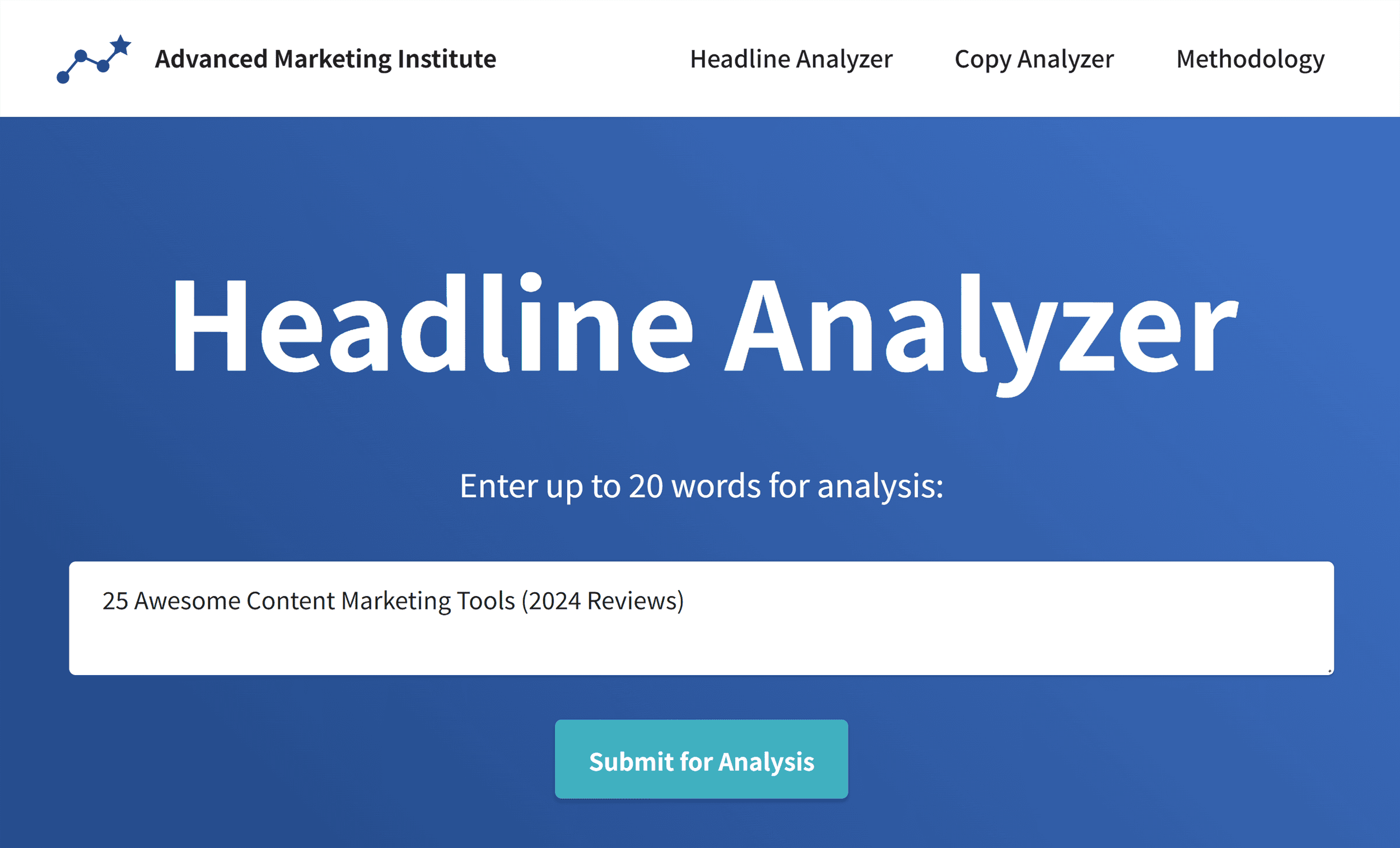Advanced Marketing Institute – Headline Analyzer Advanced Marketing Institute – Headline Analyzer