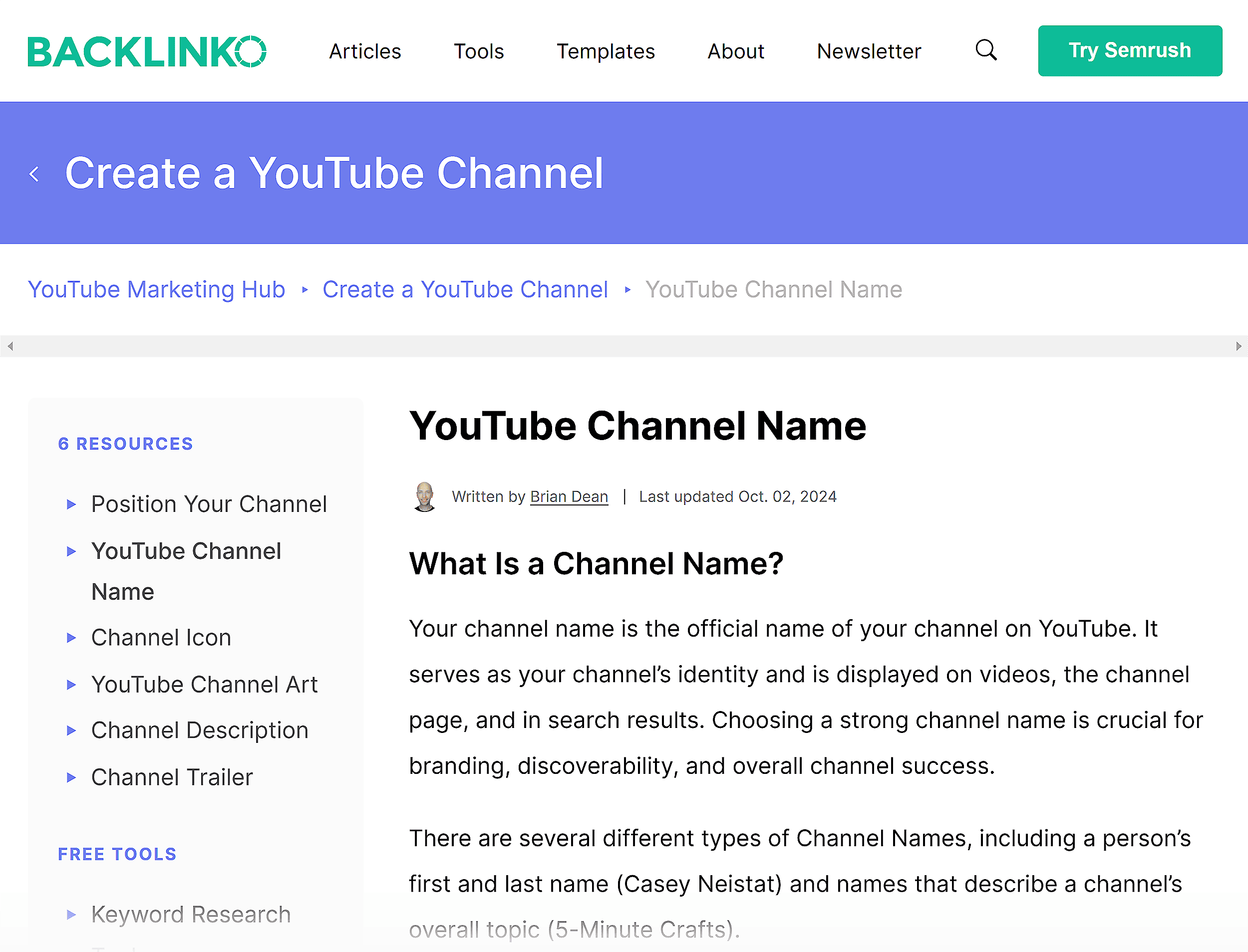 Backlinko Hub – Youtube Name Backlinko Hub – Youtube Name