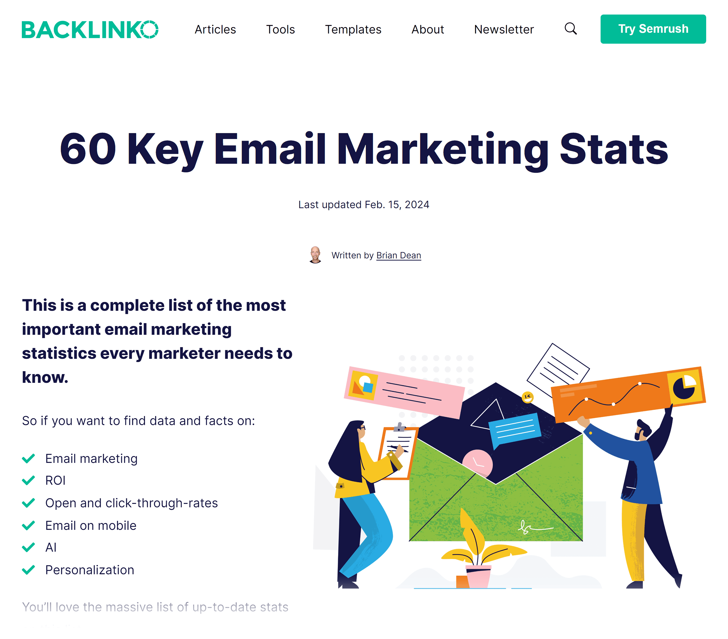Backlinko – Email Marketing Stats Backlinko – Email Marketing Stats