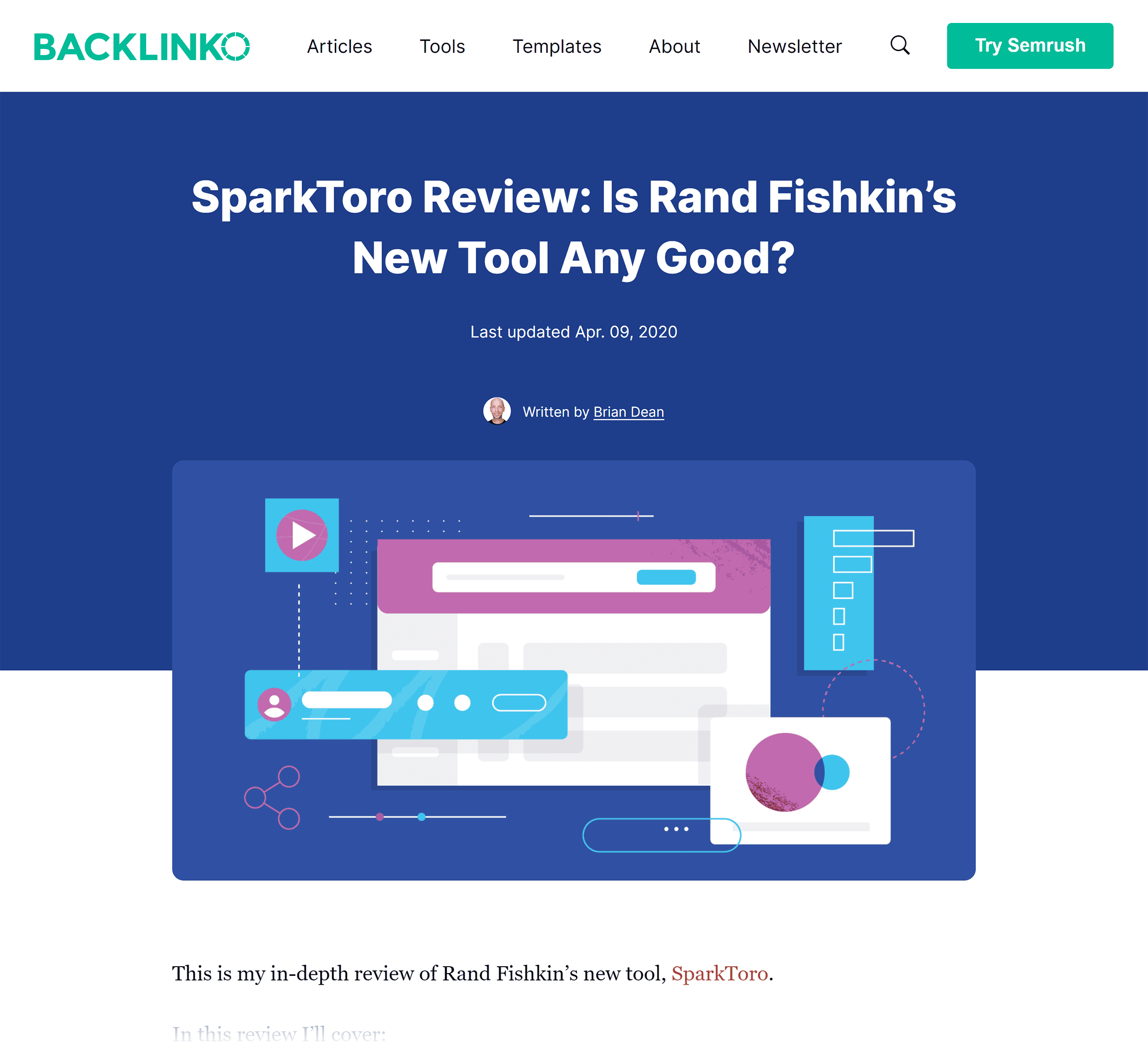 Backlinko – SparkToro Review Backlinko – SparkToro Review