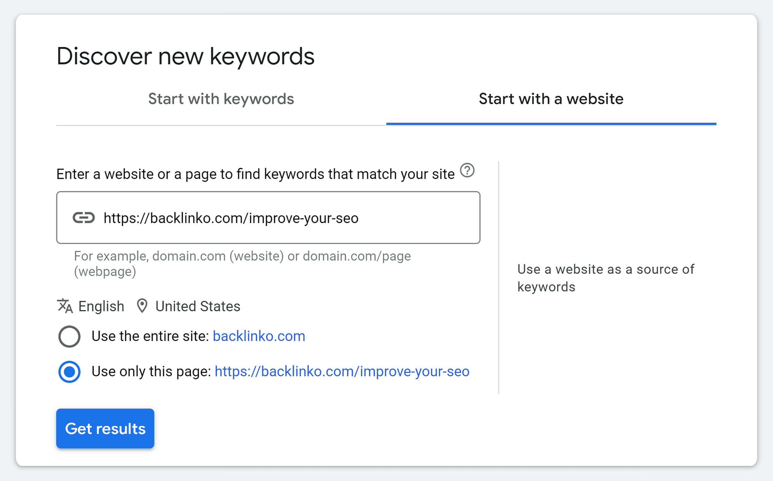 GKP – Discover – Start with website – Improve SEO GKP – Discover – Start with website – Improve SEO