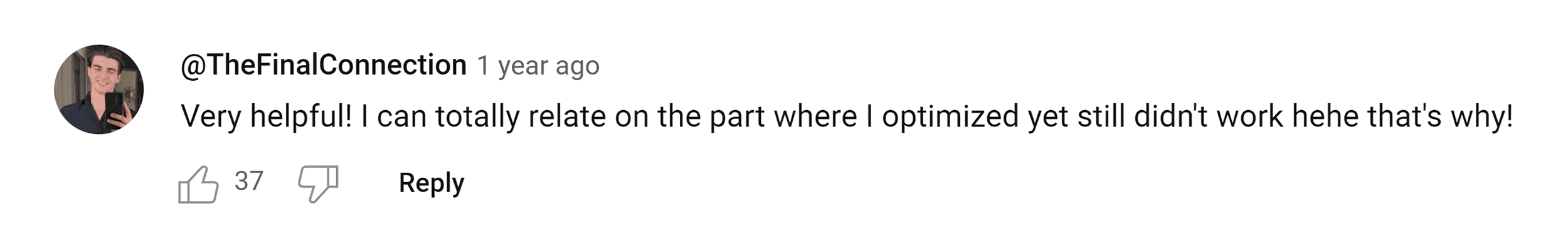 Relating YouTube Comment Relating YouTube Comment