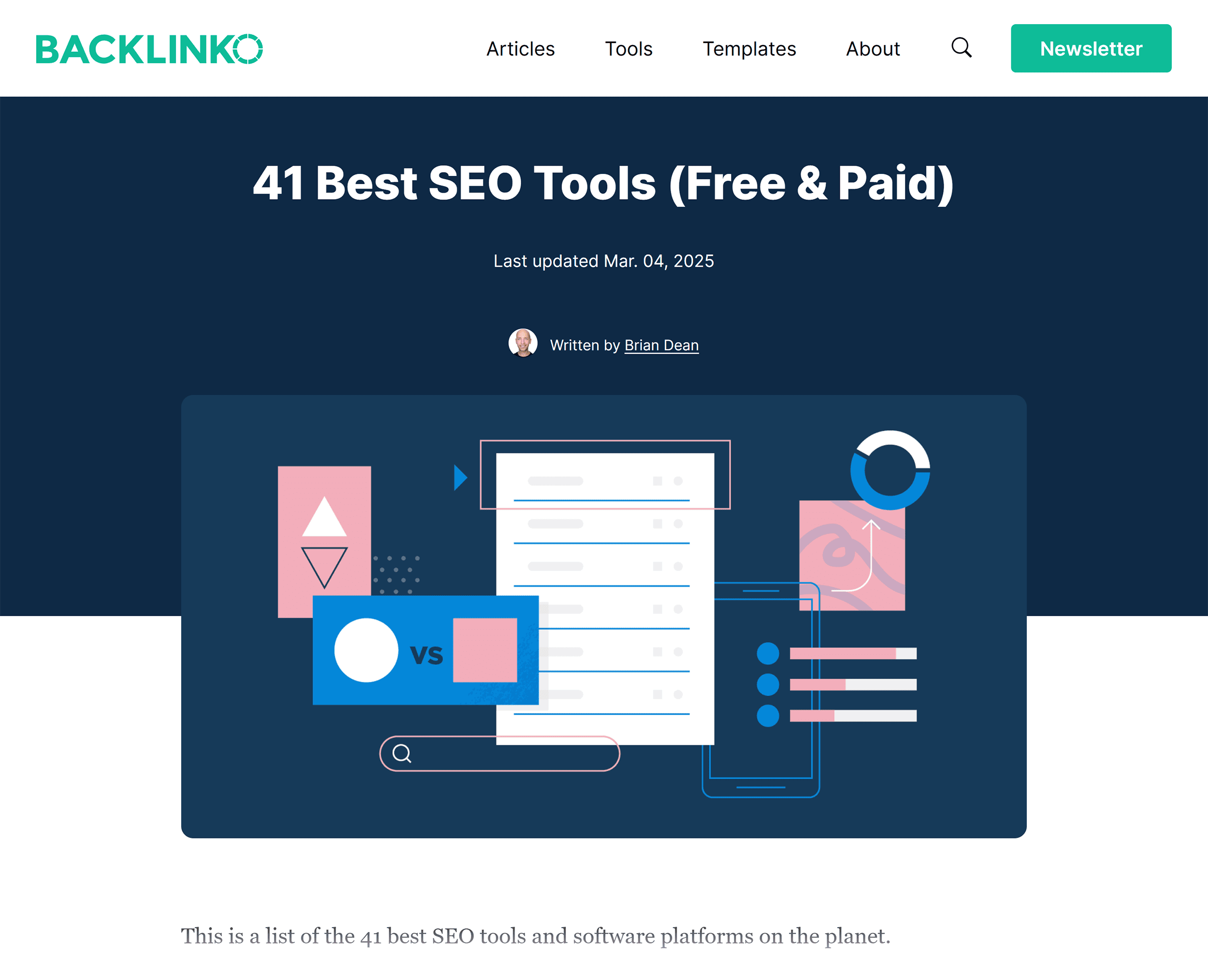 Backlinko – 41 Best SEO Tools Backlinko – 41 Best SEO Tools