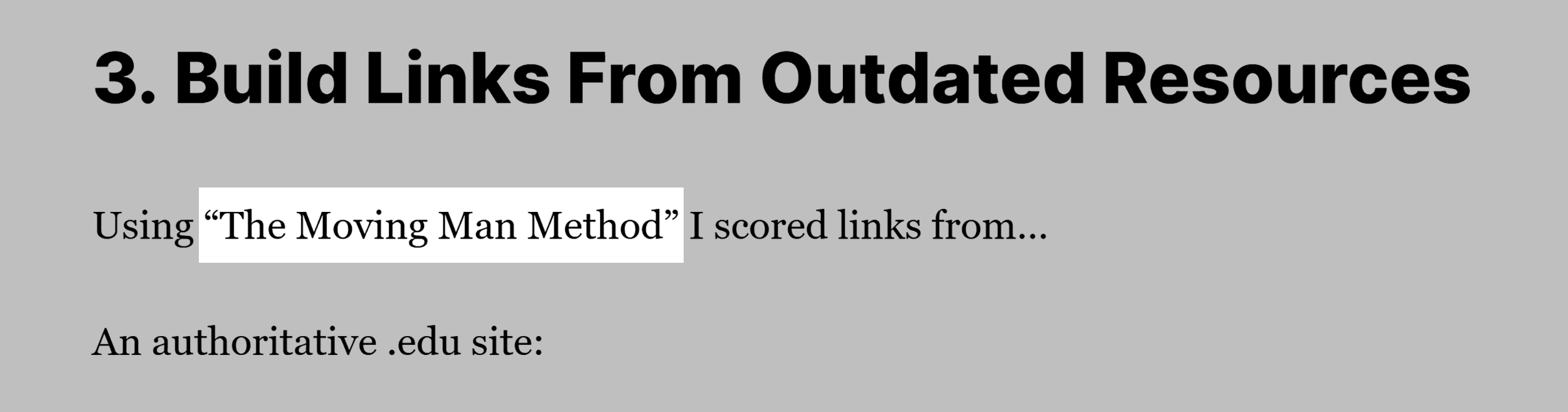 Backlinko – High Quality Backlinks – Step 3 Backlinko – High Quality Backlinks – Step 3