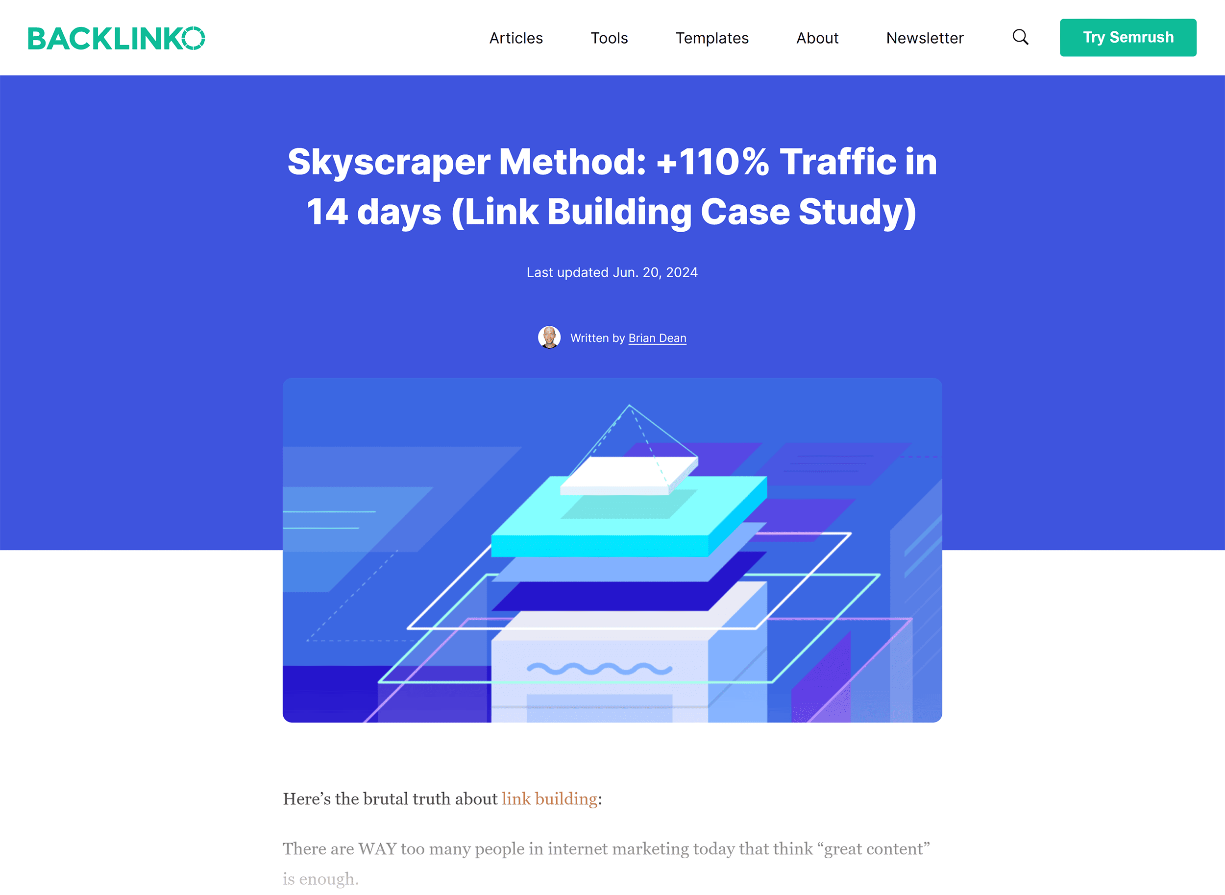 Backlinko – Skyscraper Method Backlinko – Skyscraper Method