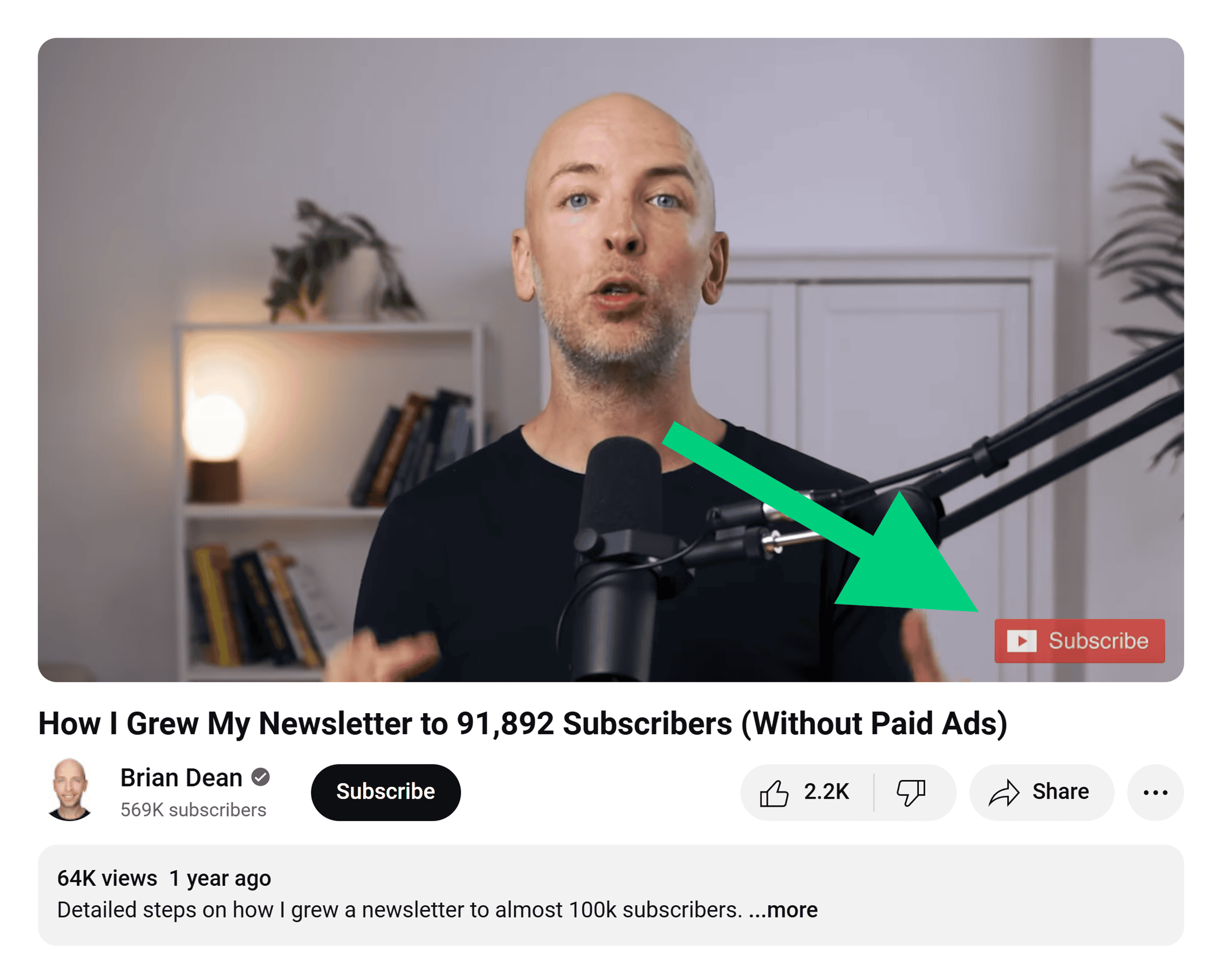 YouTube – Brian Dean – Watermark