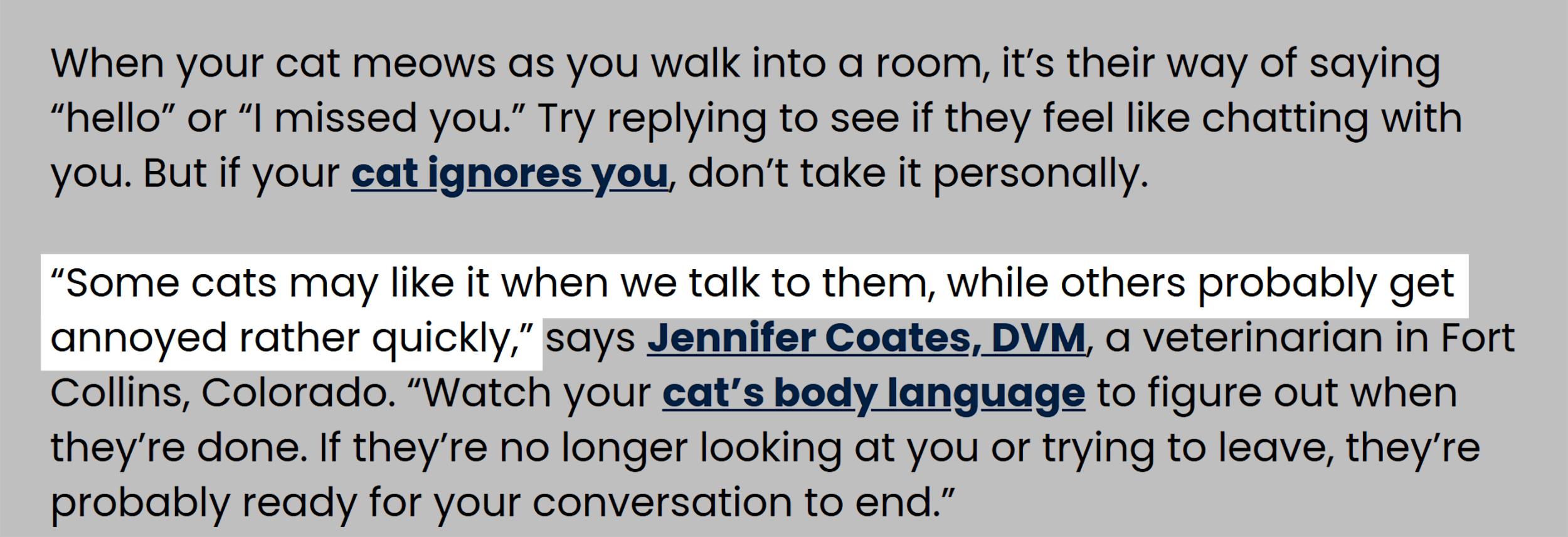 Expert quotes strengthen your content