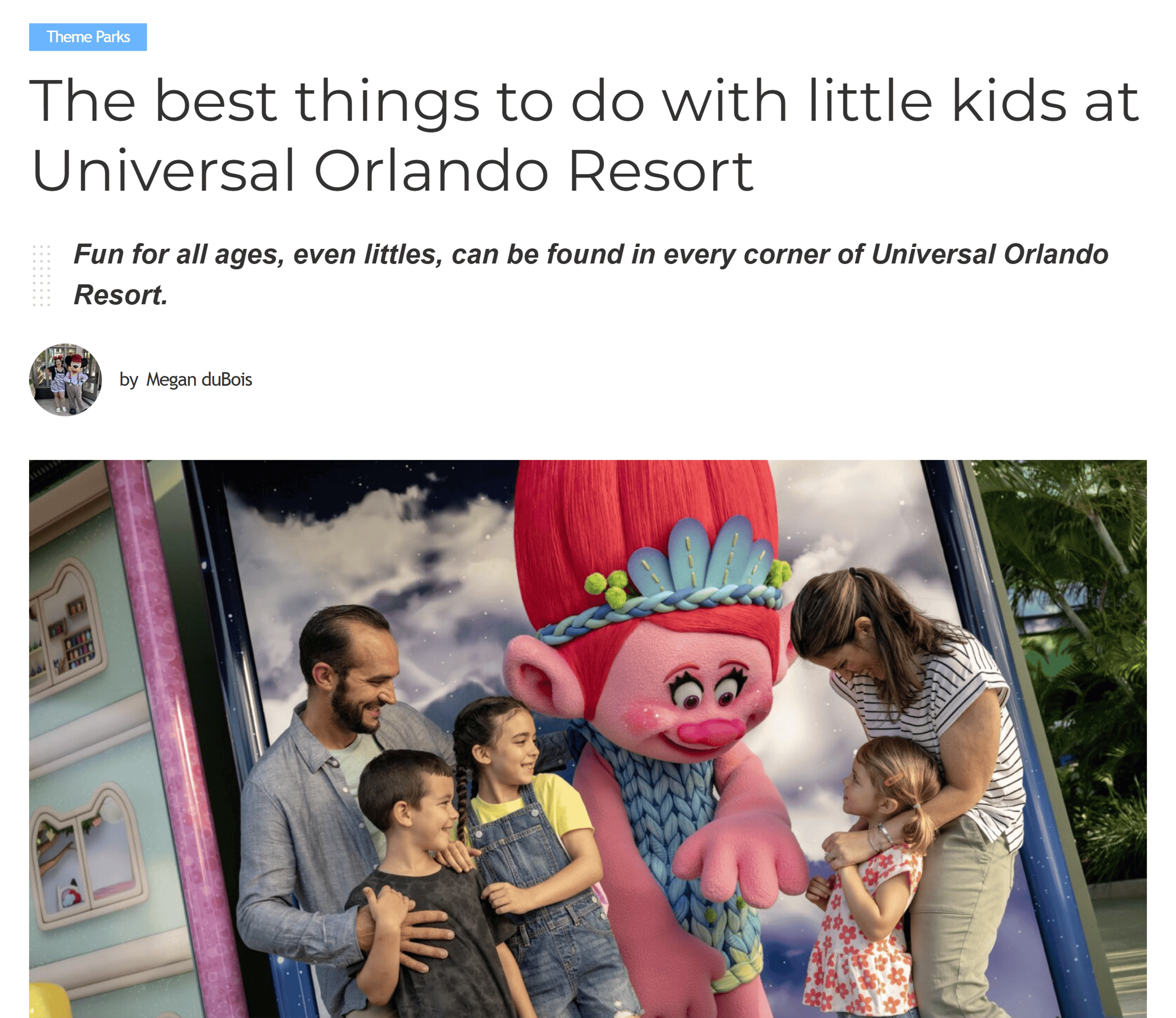 Family vacationist – Writer – Insider tips