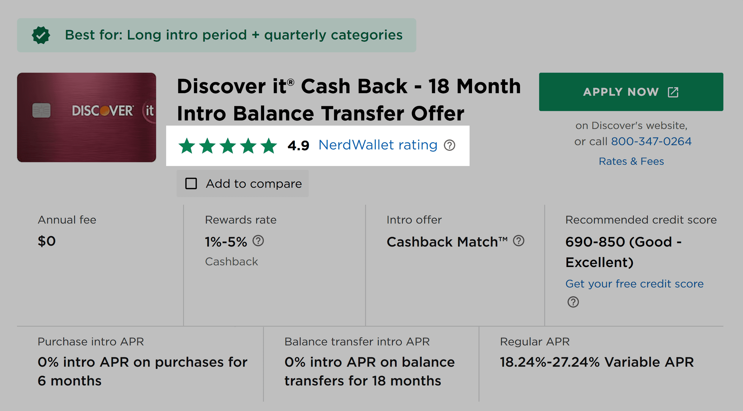 NerdWallet – The best credit cards