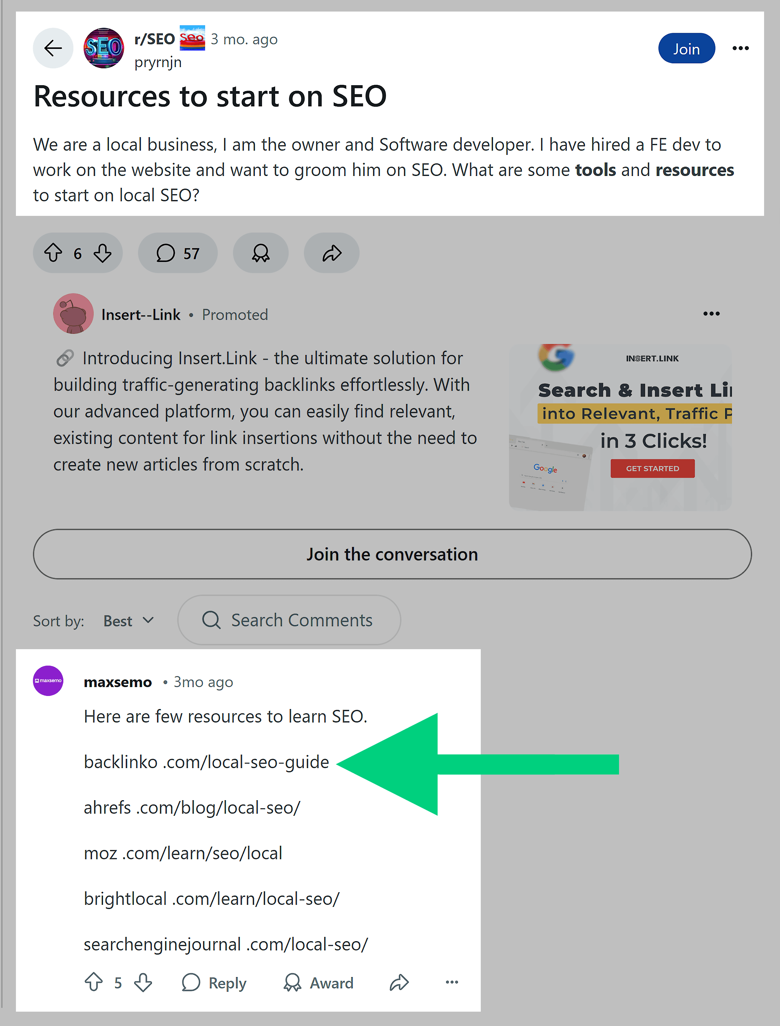 Reddit – Resources to start on SEO Reddit – Resources to start on SEO